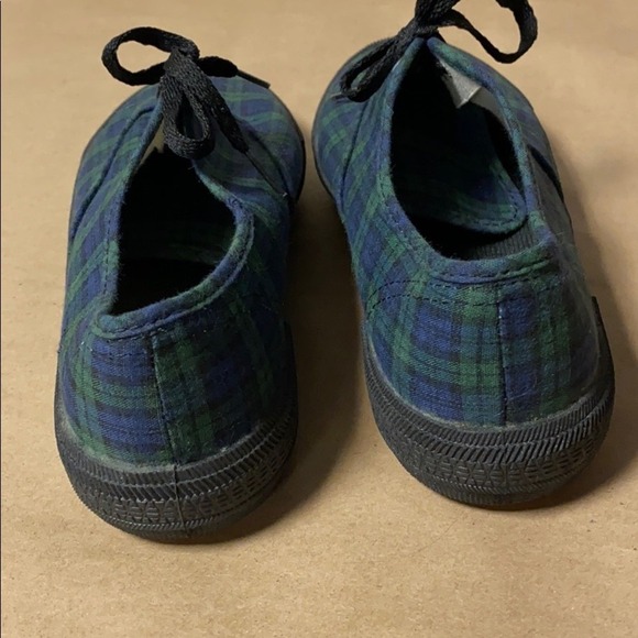 Crayons Green & Blue Plaid Sneakers - Picture 5 of 7